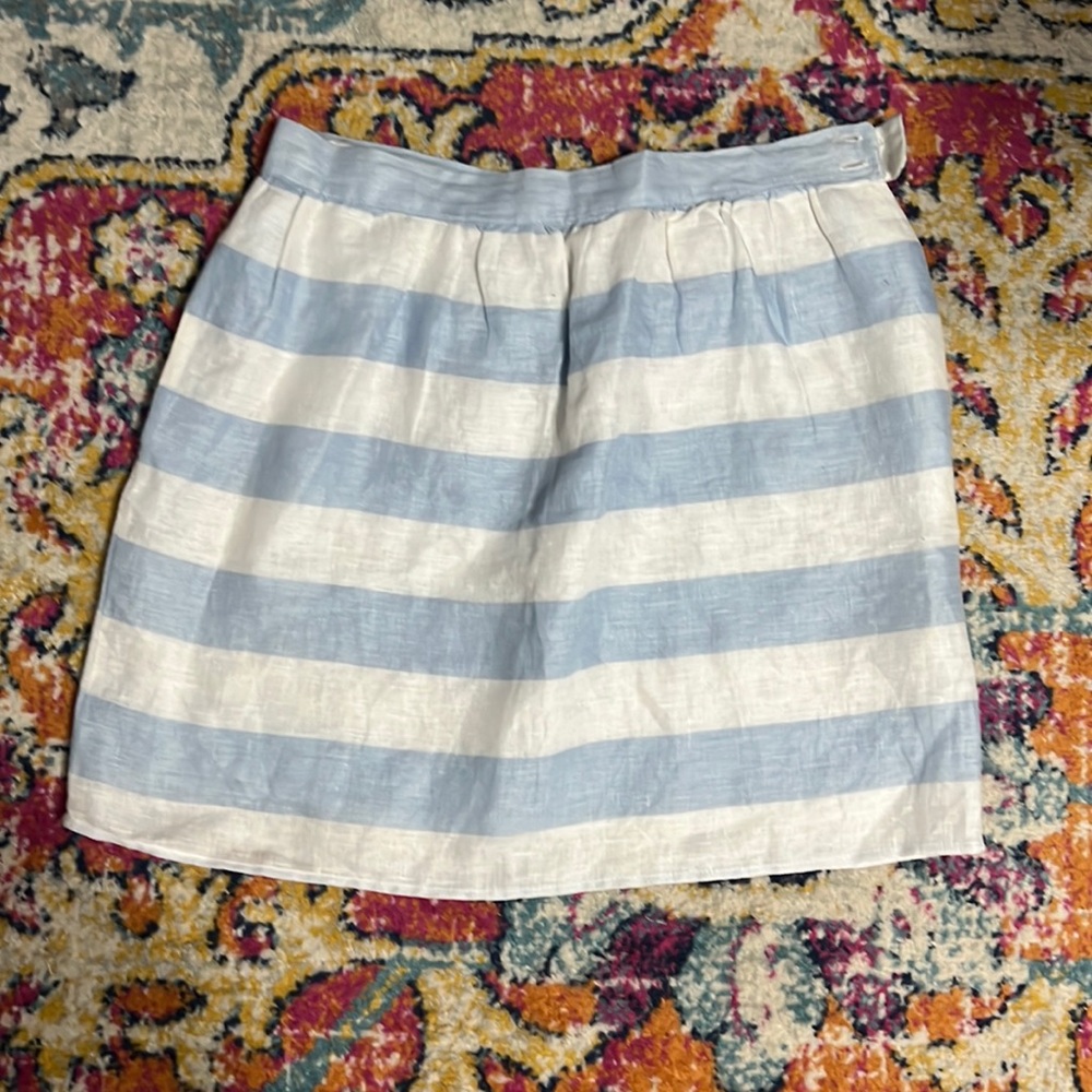 Striped Linen Skirt